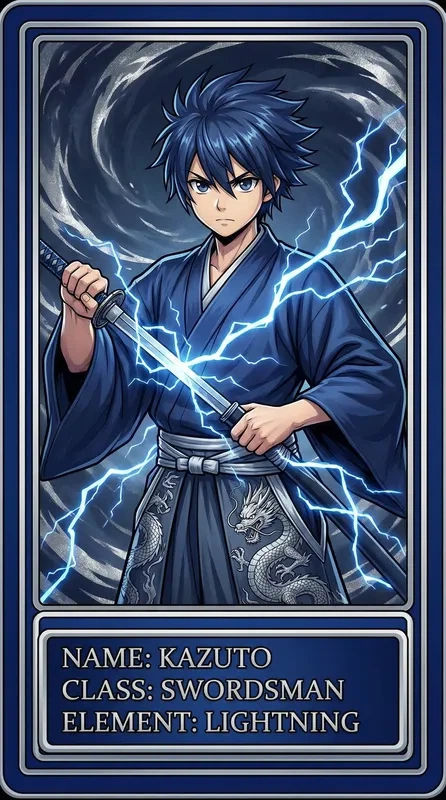 雷电剑士角色卡片——里番 - 里番动漫精选动漫角色